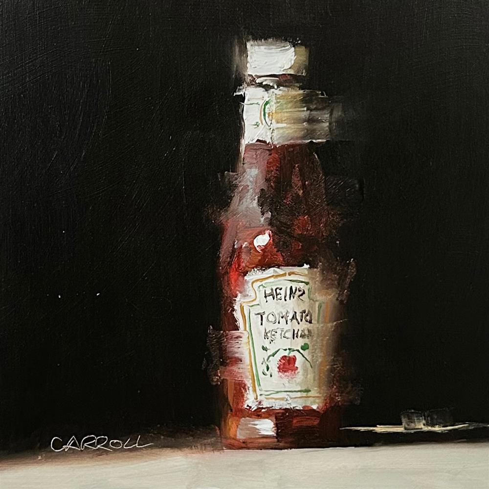 Neil Carroll -  'Bottle Of Ketchup' - Framed Original Painting
