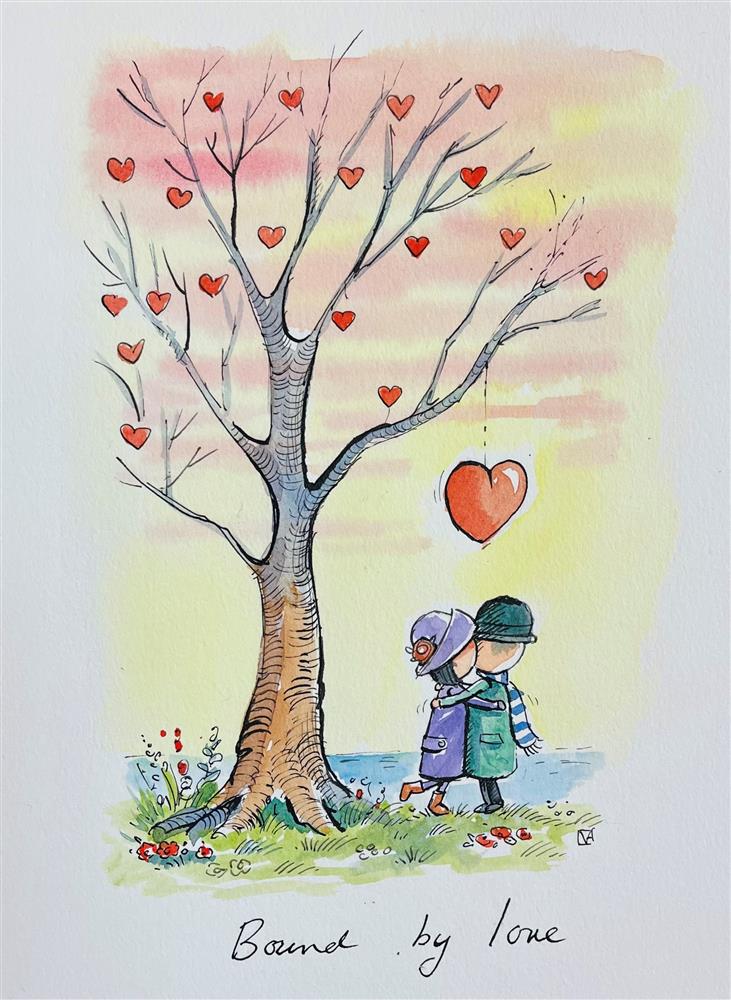 Michael Abrams - 'Bound By Love' - Sketch - Framed Original Artwork