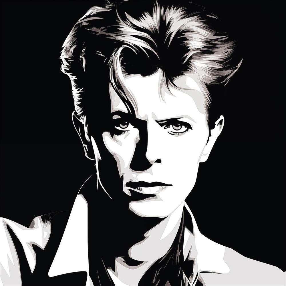 The Art Maverick - 'Bowie - Fabrica Collection' - Framed Studio Edition