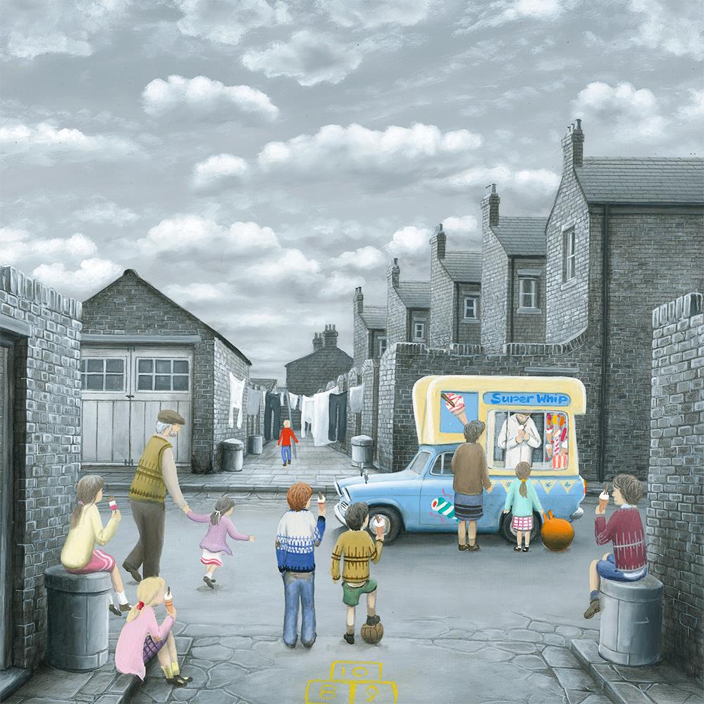 Leigh Lambert - 'Break For A Flake' - Canvas  - Framed Limited Edition Art