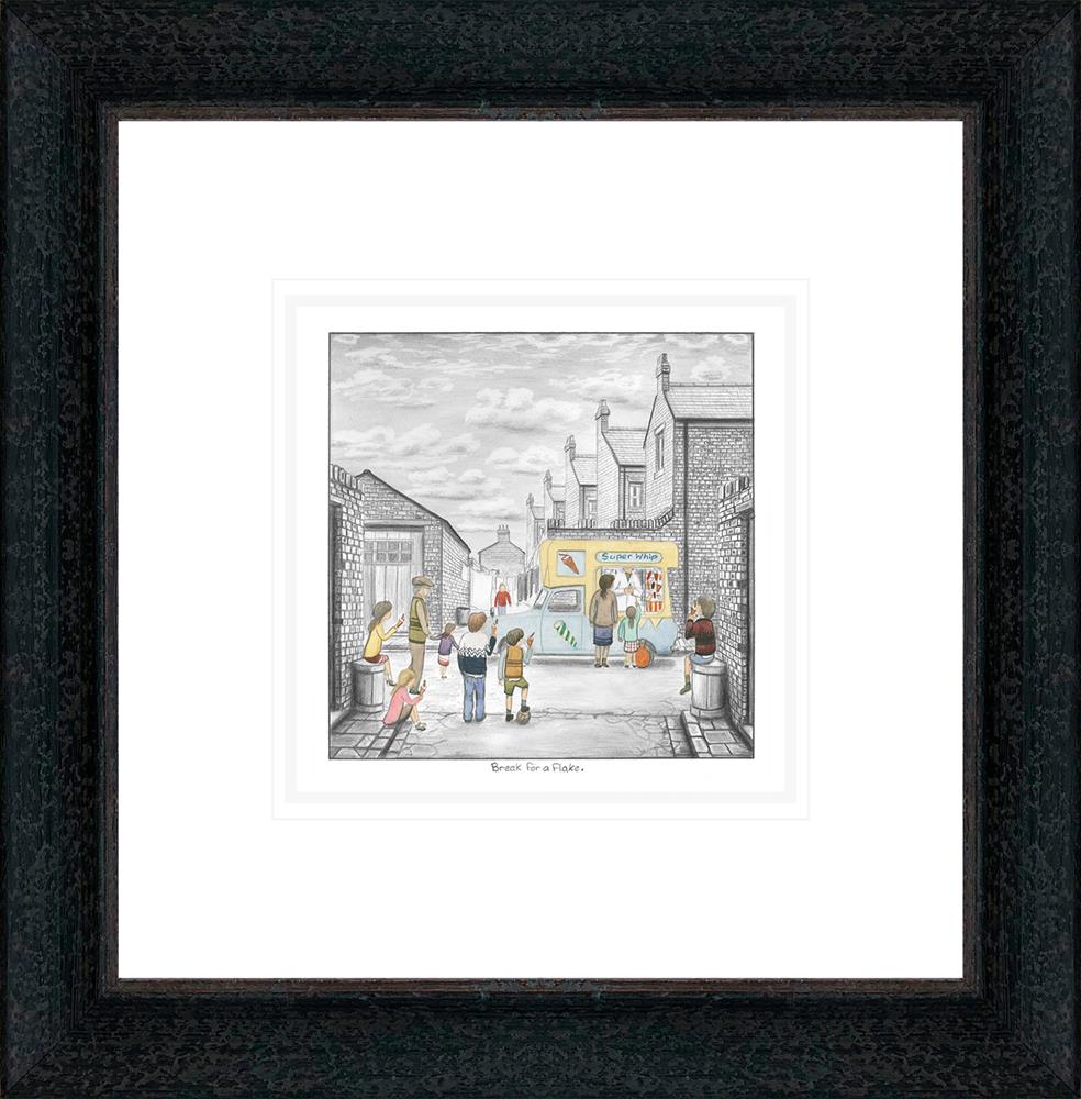 Leigh Lambert - 'Break For A Flake - Sketch' - Framed Limited Edition