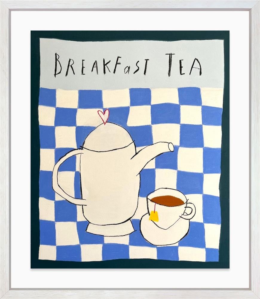 Michael Abrams - 'Breakfast Tea' - Framed Original Art