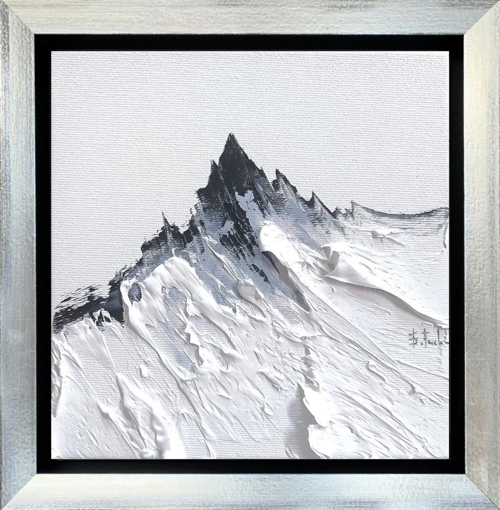 Bozhena Fuchs- 'Breath Of Snow - Study' - Framed Original Artwork