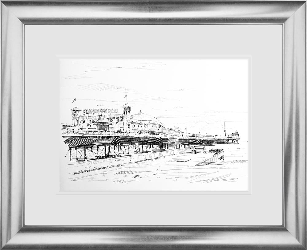 Colin Brown - 'Brighton Life  - Study II' - Framed Original Art