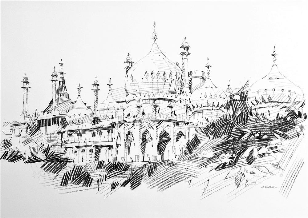 Colin Brown - 'Brighton Life - Study' - Framed Original Art