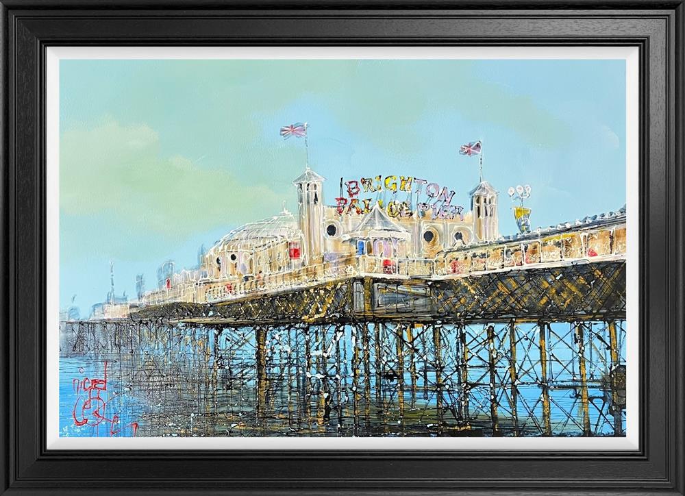 Nigel Cooke - 'Brighton Life' - Framed Original Artwork