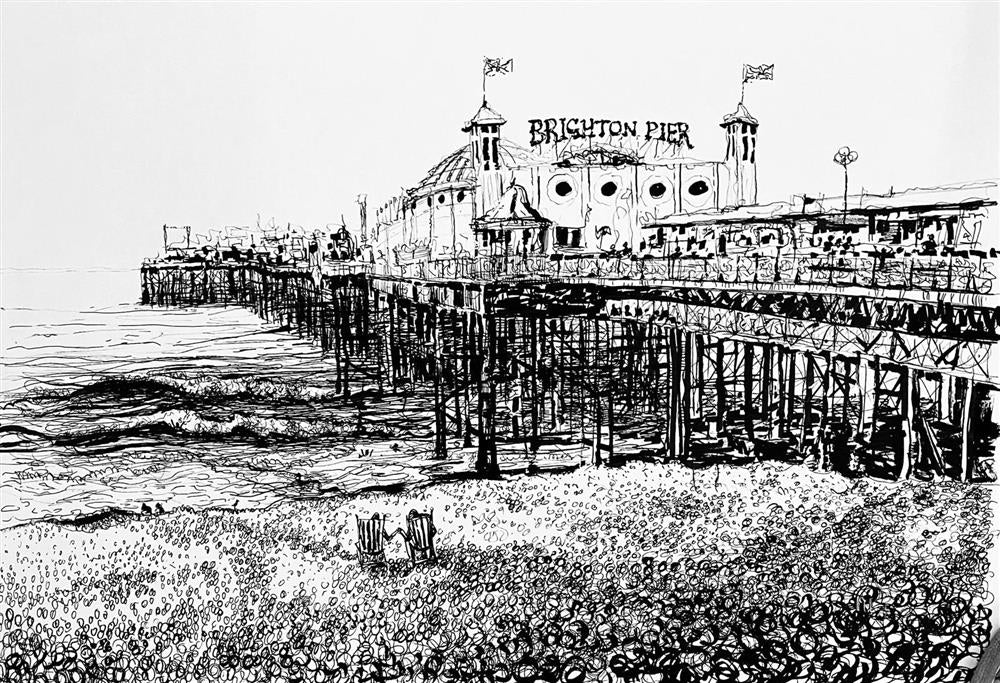 Nigel Cooke - 'Brighton Views - Original Study Deluxe'