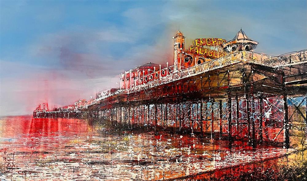 Nigel Cooke - 'Brighton Views' - Framed Original Artwork