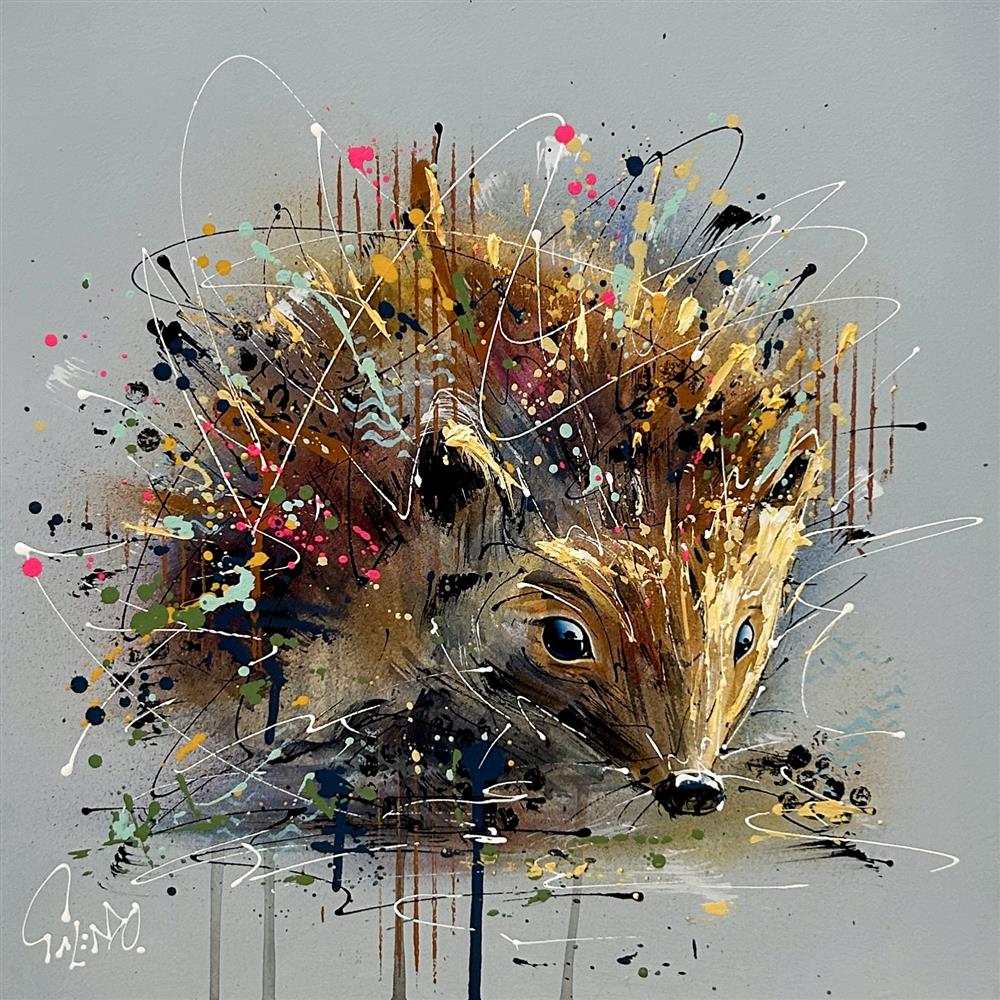Joe Galindo - 'Brillo' - Framed Original Artwork