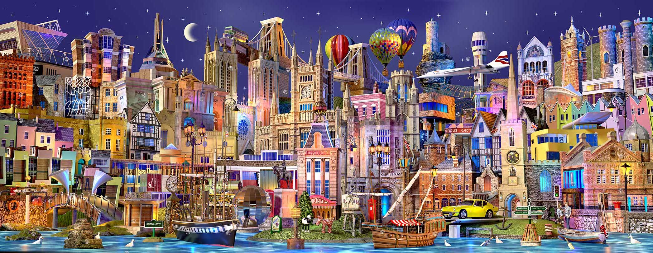 Keith Drury - 'Bristol Cove' - Limited Edition Artwork