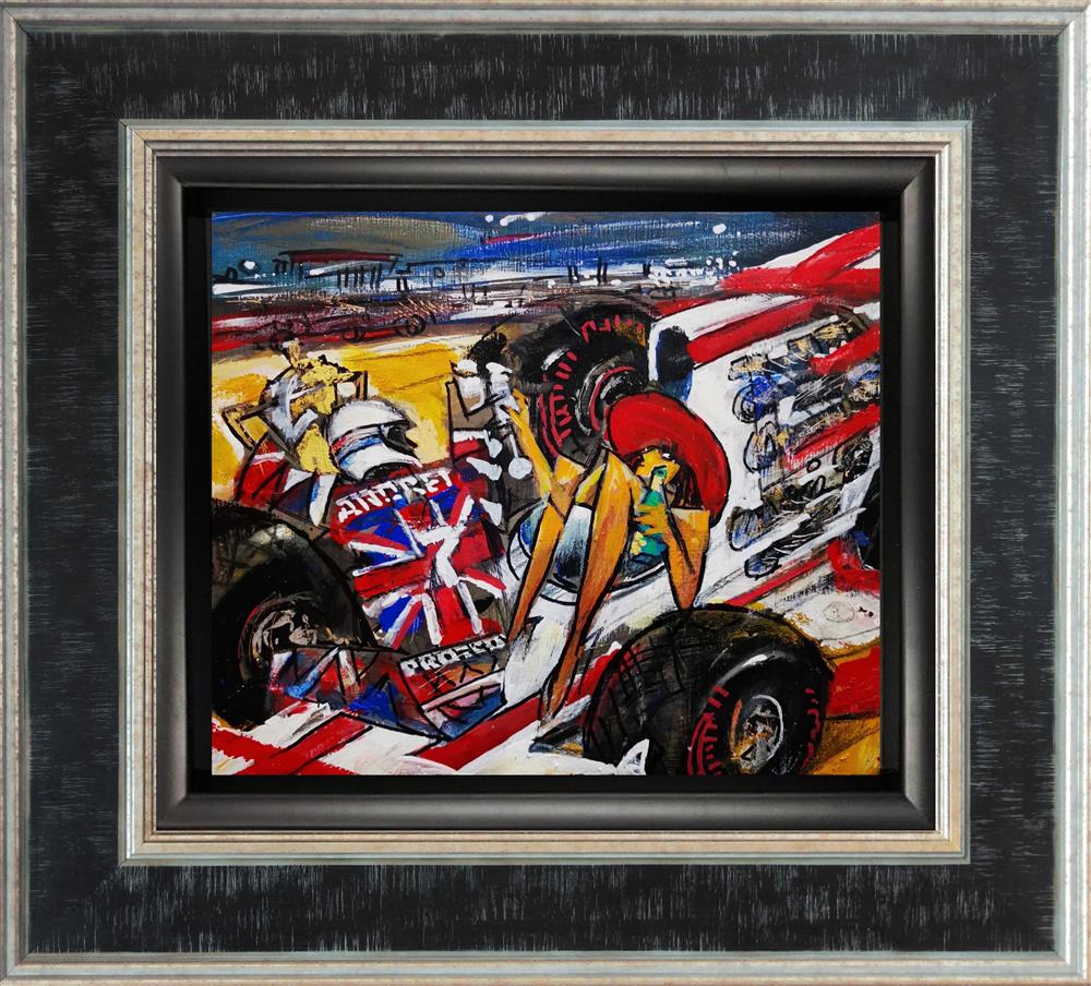 Andrei Protsouk - 'British Grand Prix' - Framed Original Artwork