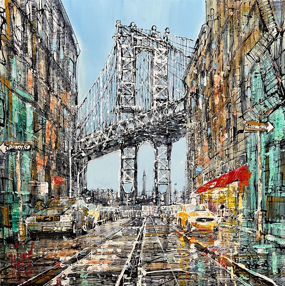 Nigel Cooke - 'Brooklyn Blues' - Framed Original Artwork