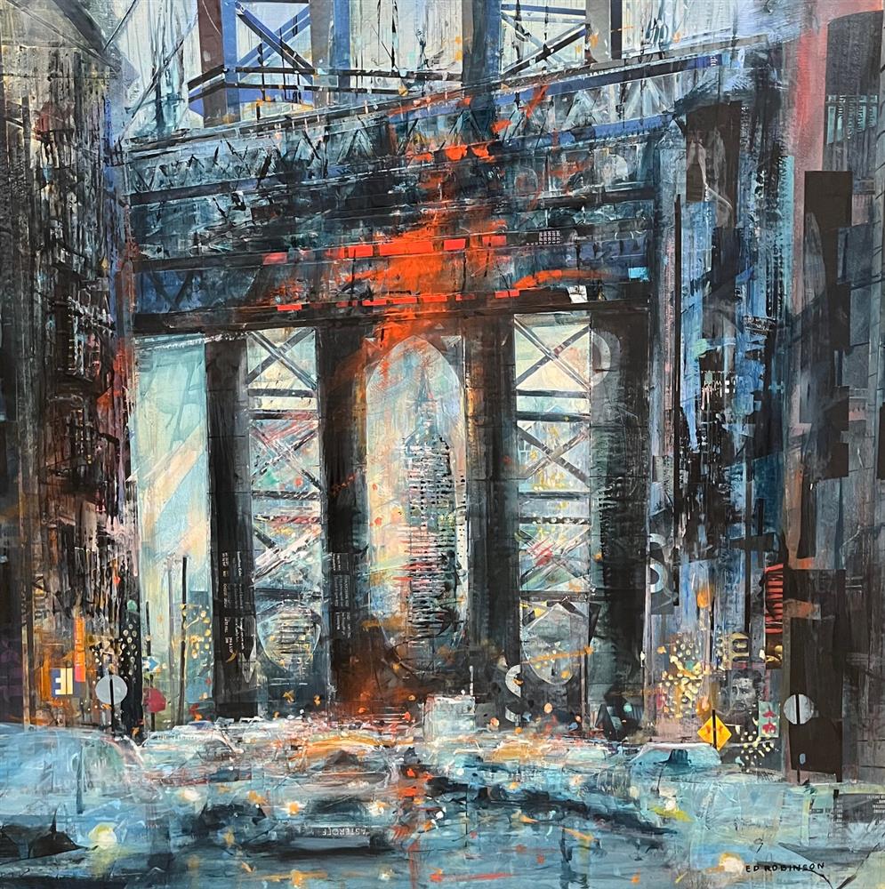 Ed Robinson - 'Brooklyn Views'  - Framed Original Artwork