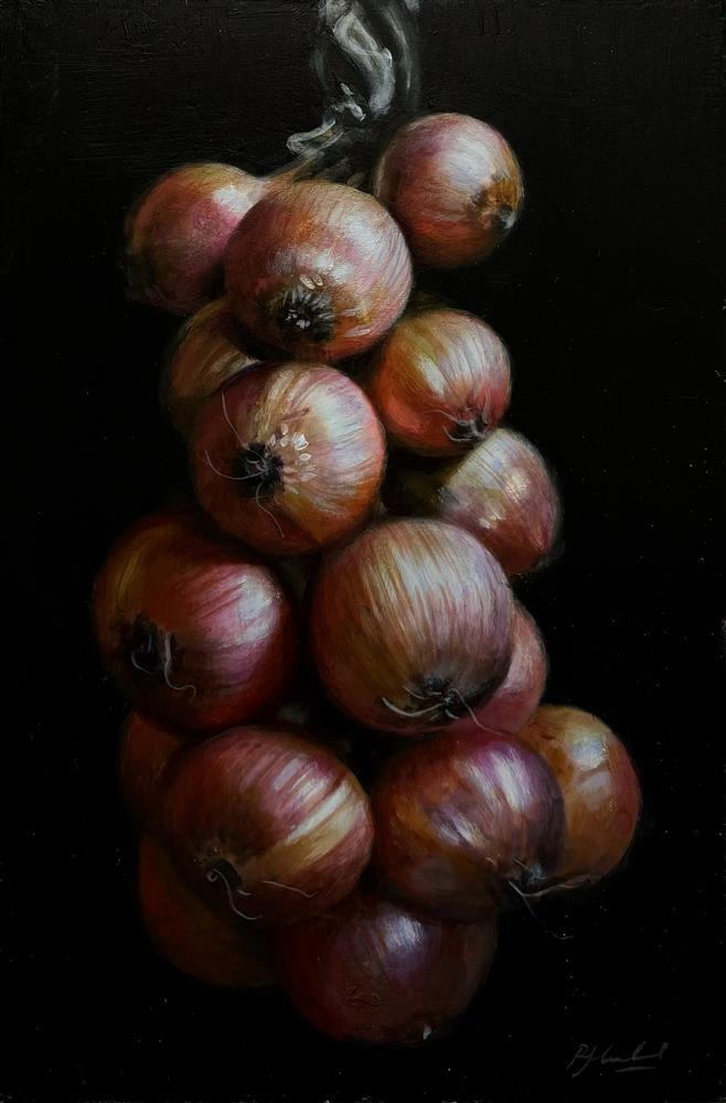 Rachele Dryden-Smith - 'Brown Onions' - Framed Original Artwork