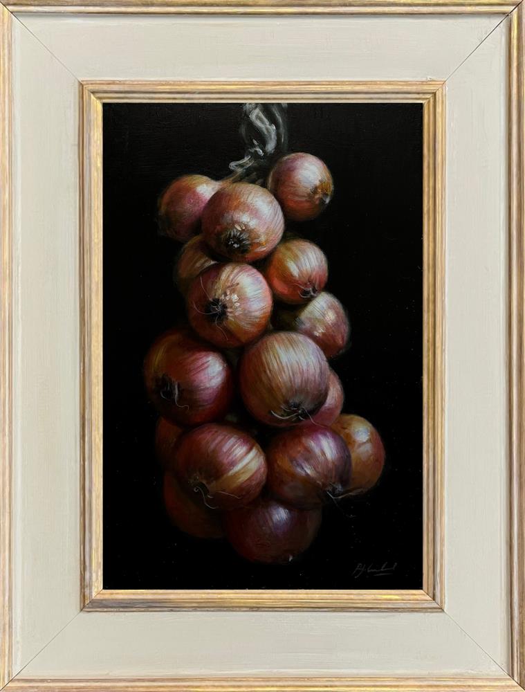 Rachele Dryden-Smith - 'Brown Onions' - Framed Original Artwork