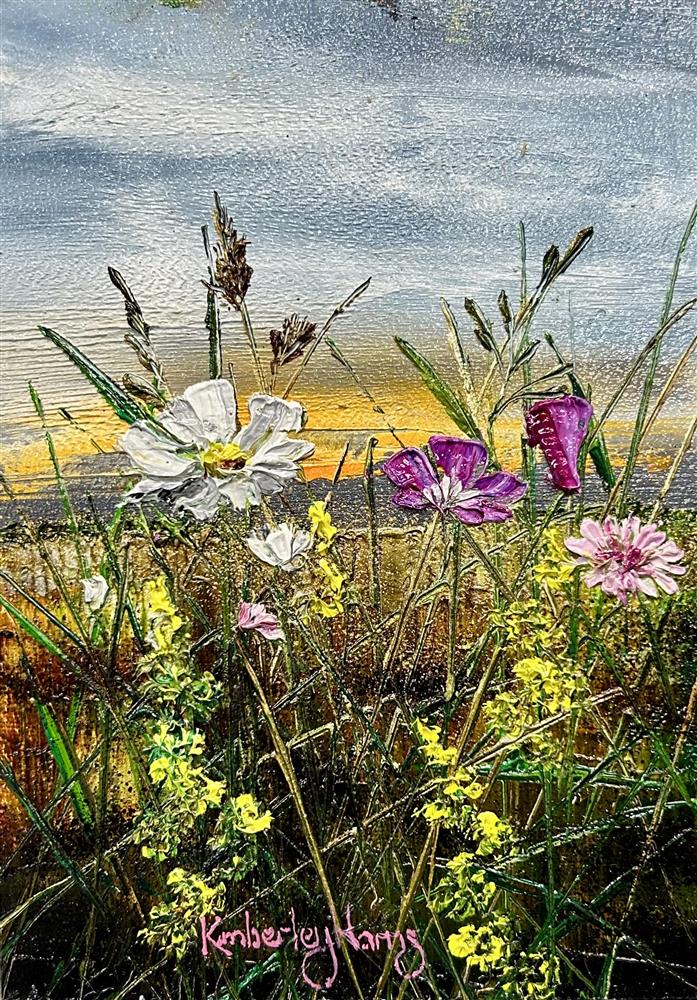 Kimberley Harris - 'Brush Strokes Of Nature' - Miniature size' - Framed Original Art