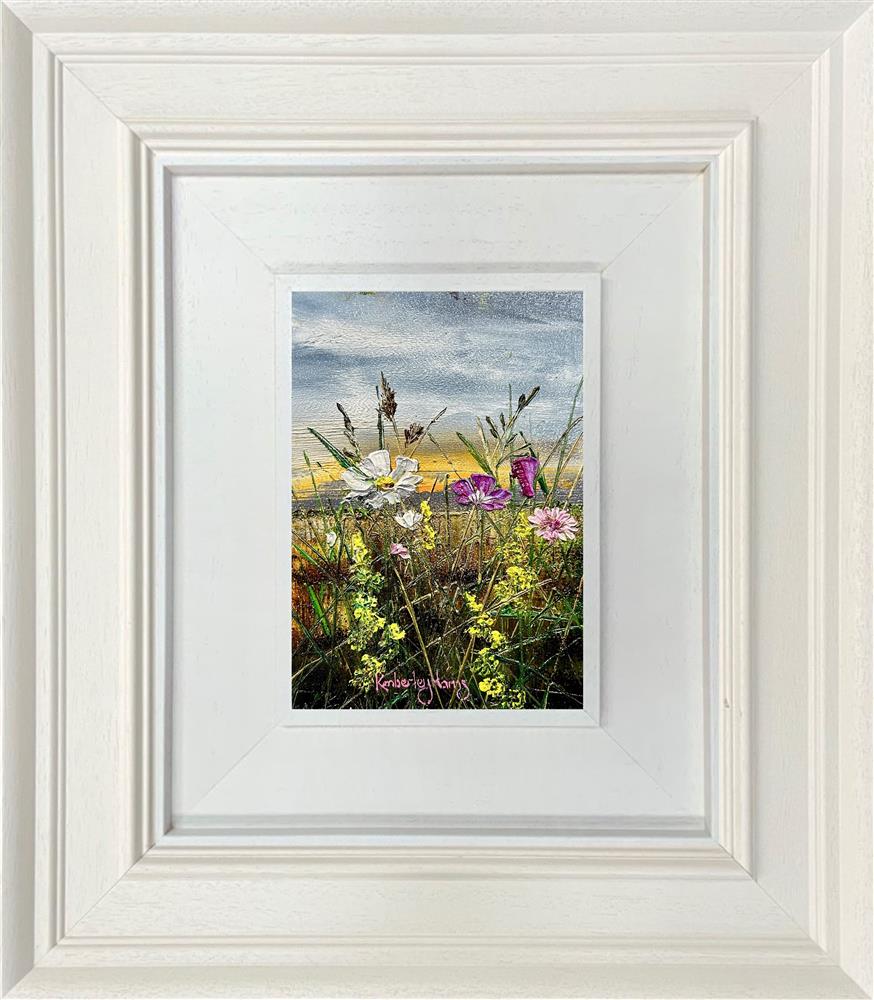 Kimberley Harris - 'Brush Strokes Of Nature' - Miniature size' - Framed Original Art