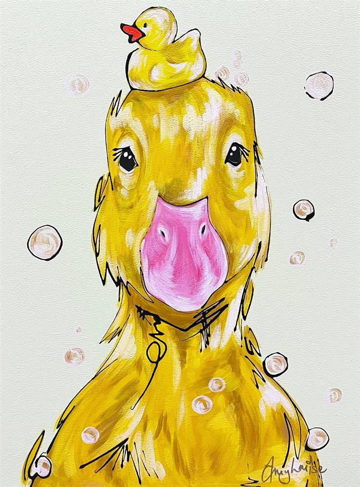 Amy Louise - 'Bubble Trouble' - Framed Original Art
