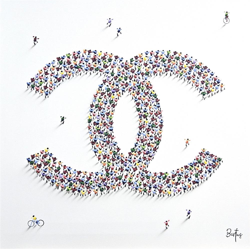 Francisco Bartus -  'Building Chanel' - Framed Original Artwork