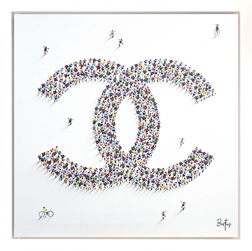 Francisco Bartus -  'Building Chanel' - Framed Original Artwork