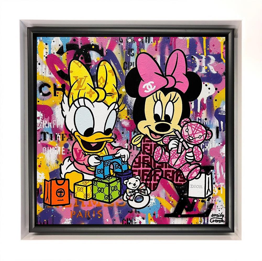 Emily Crook - 'Building Friendship' - Framed Original Artwork