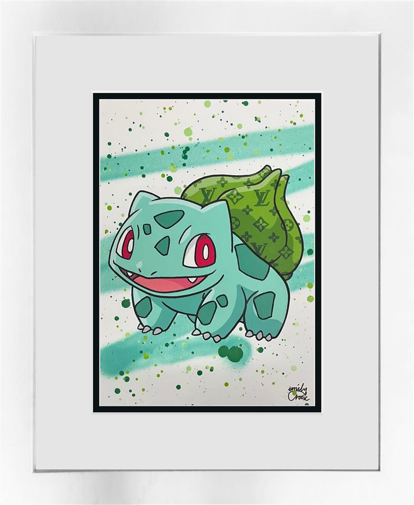 Emily Crook - 'Bulbasaur - Study' - Framed Original Art