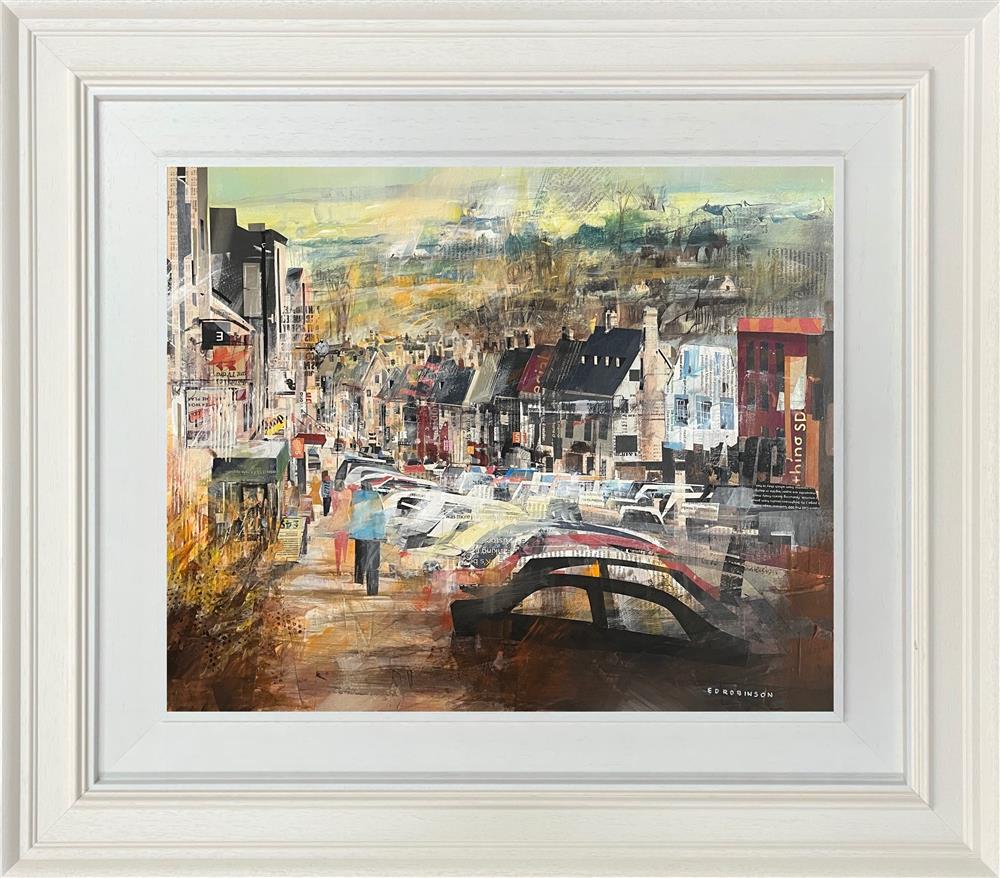 Ed Robinson - 'Burford High Street'  - Framed Original Artwork