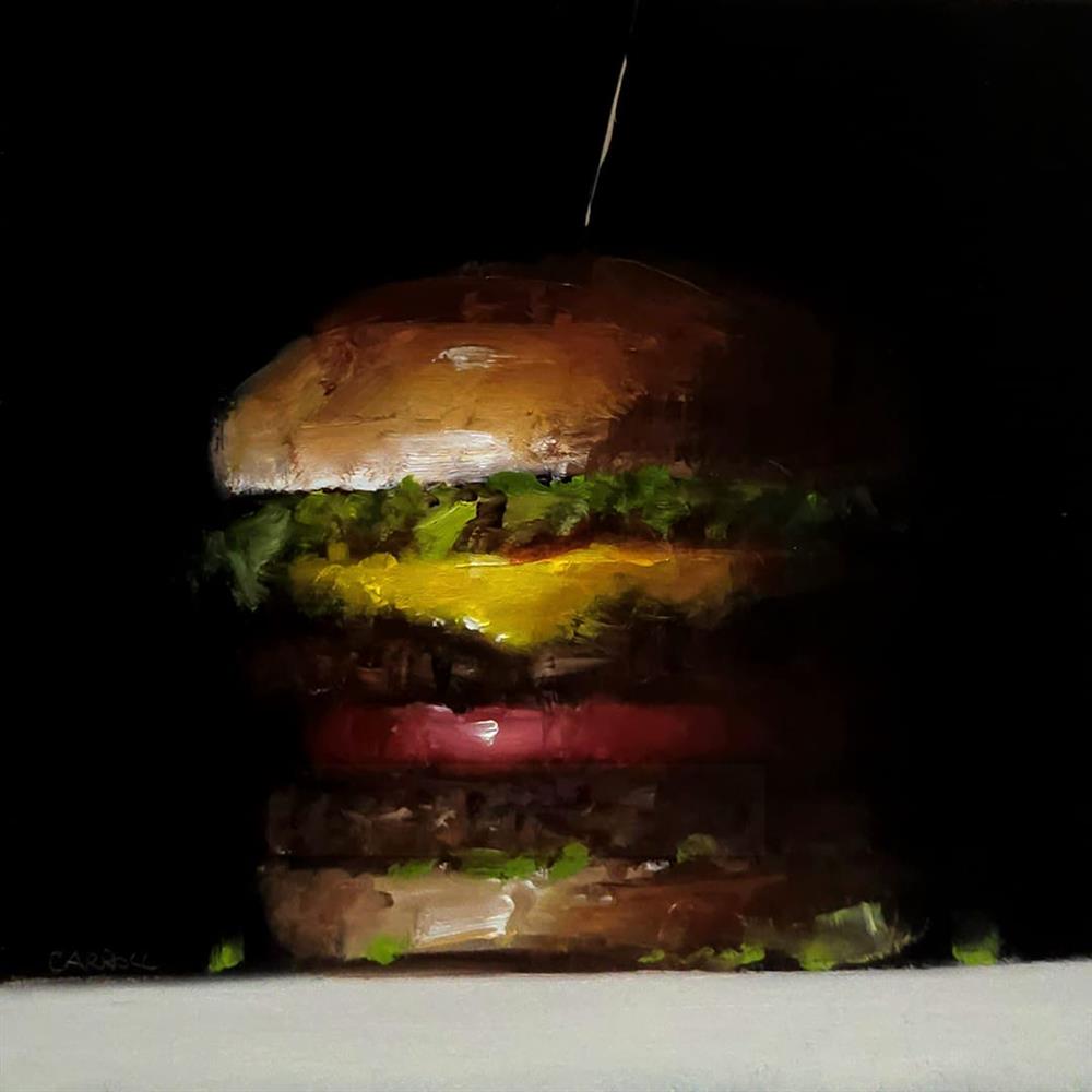 Neil Carroll - 'Burger Steak' - Framed Original Artwork