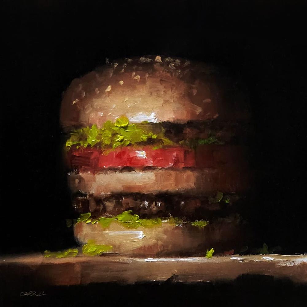 Neil Carroll - 'Burger' - Framed Original Artwork