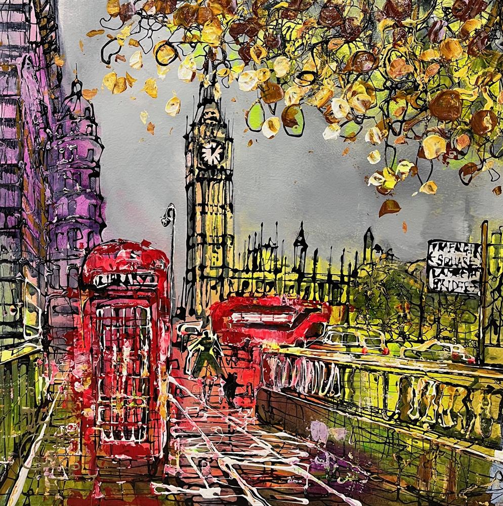 Nigel Cooke - 'Busy Life In London' - Framed Original Artwork