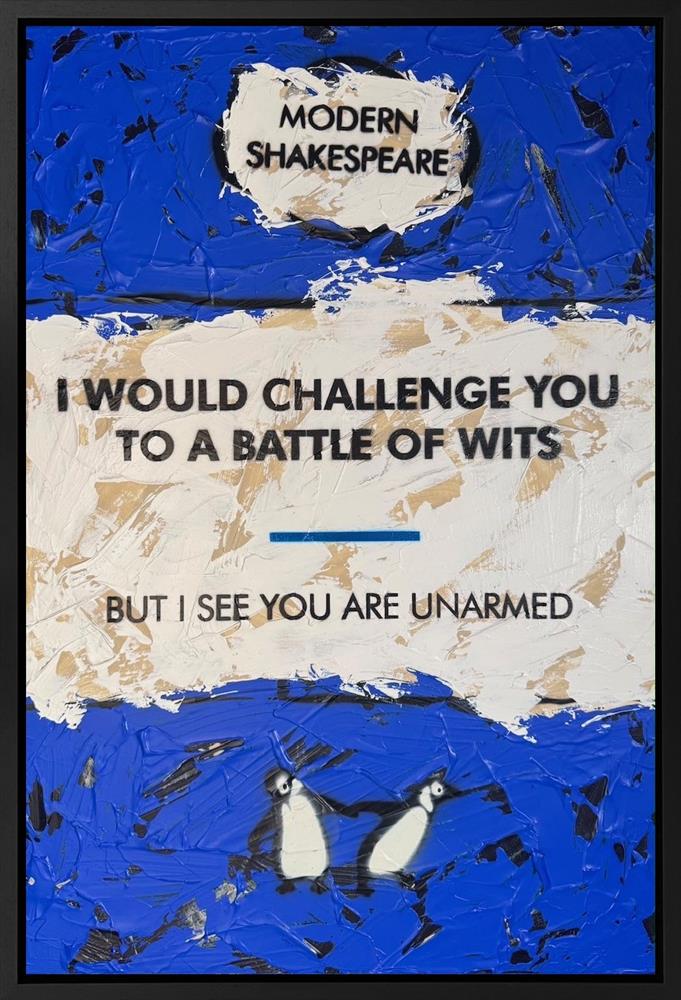 Hue Folk - 'But I See You Are Unarmed' - Framed Original Artwork