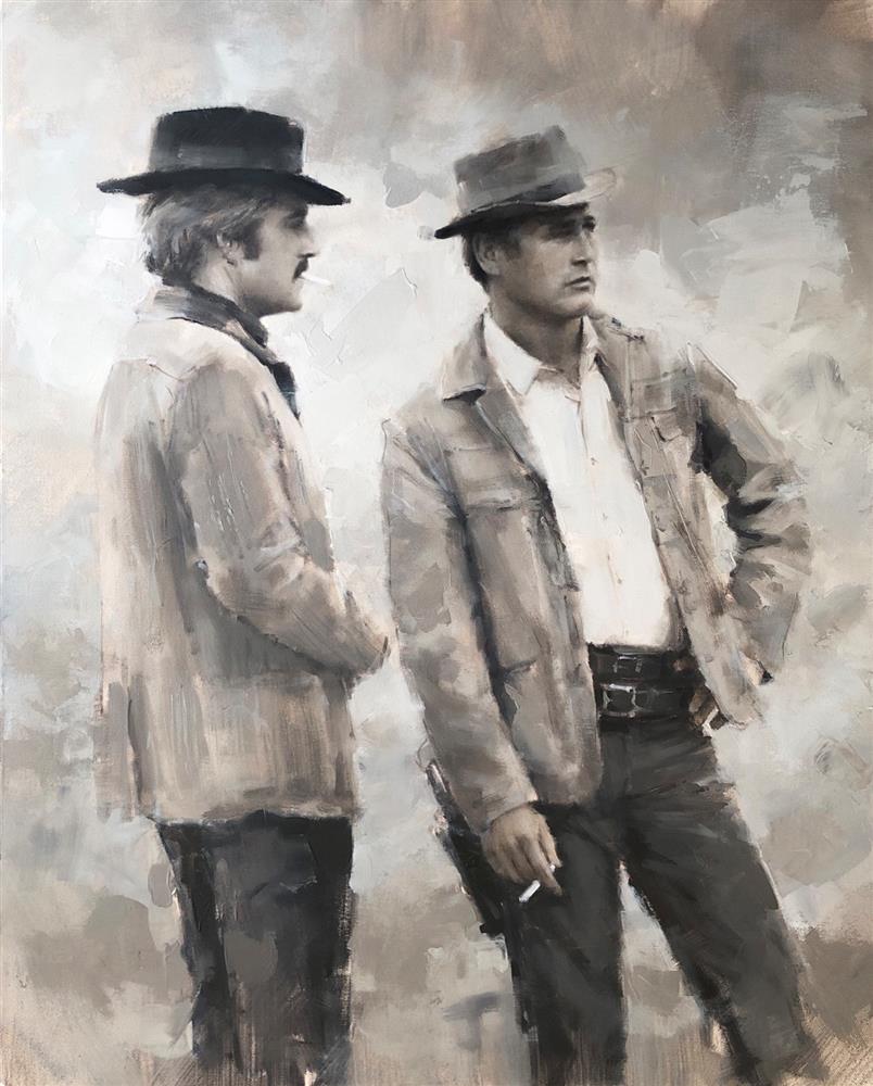 Tony Hinchliffe - 'Butch Cassidy And The Sundance Kid' - Framed Original Art
