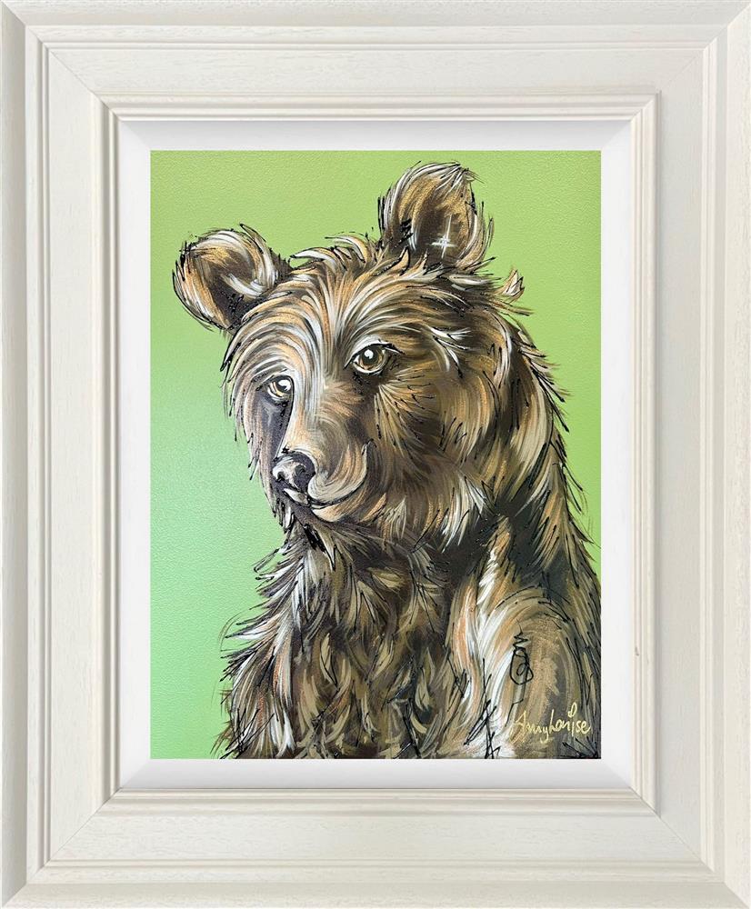 Amy Louise - 'Byron Bear' - Framed Original Artwork