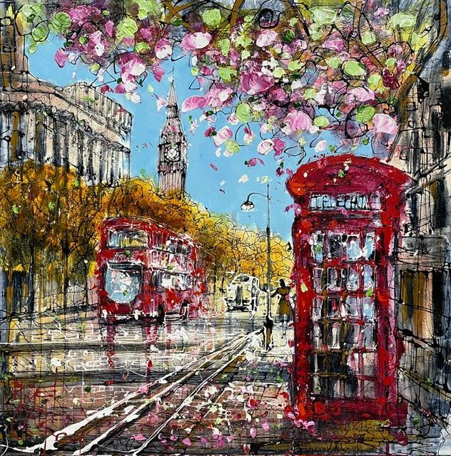 Nigel Cooke - 'Calling Home' - Framed Original Artwork