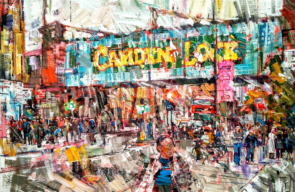 Colin Brown - 'Camden, London' - Framed Original Art