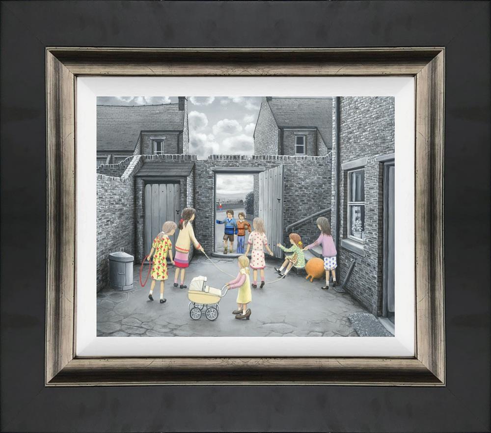 Leigh Lambert - 'Can We Help You?' - Canvas - Framed Limited Edition