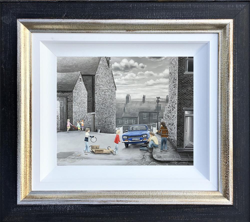 Leigh Lambert - 'Can You Fix Ours As Well'  - Framed Original Artwork