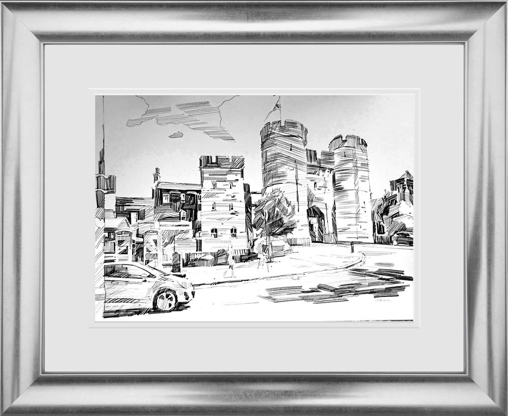 Colin Brown - 'Canterbury Gate - Sketch' - Framed Original Art