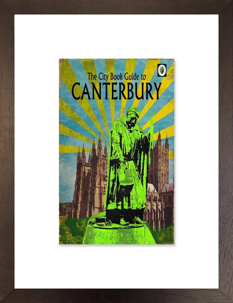 Linda Charles - 'Canterbury- City Guide' - Framed Limited Edition