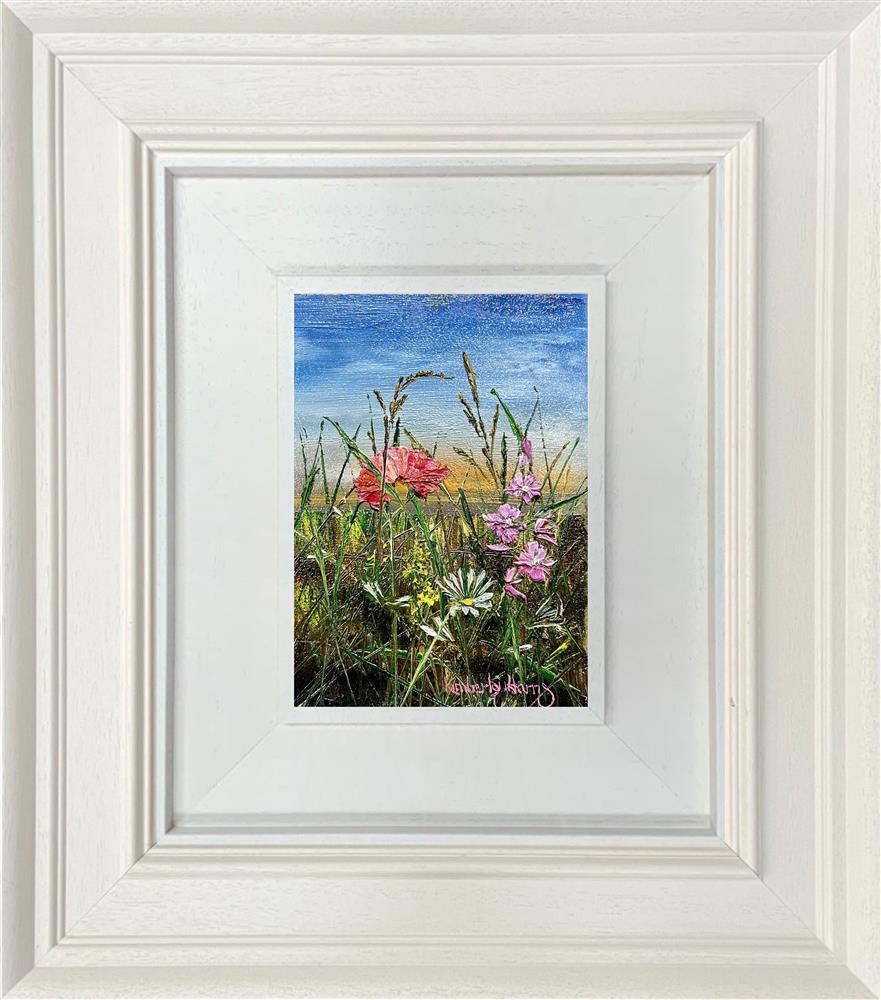 Kimberley Harris - 'Canvas Of Peace' - Miniature size - Framed Original Art