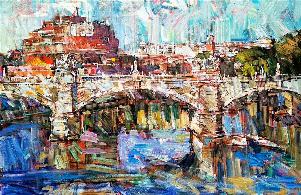 Colin Brown - 'Castel Sant'Angelo' - Framed Original Artwork