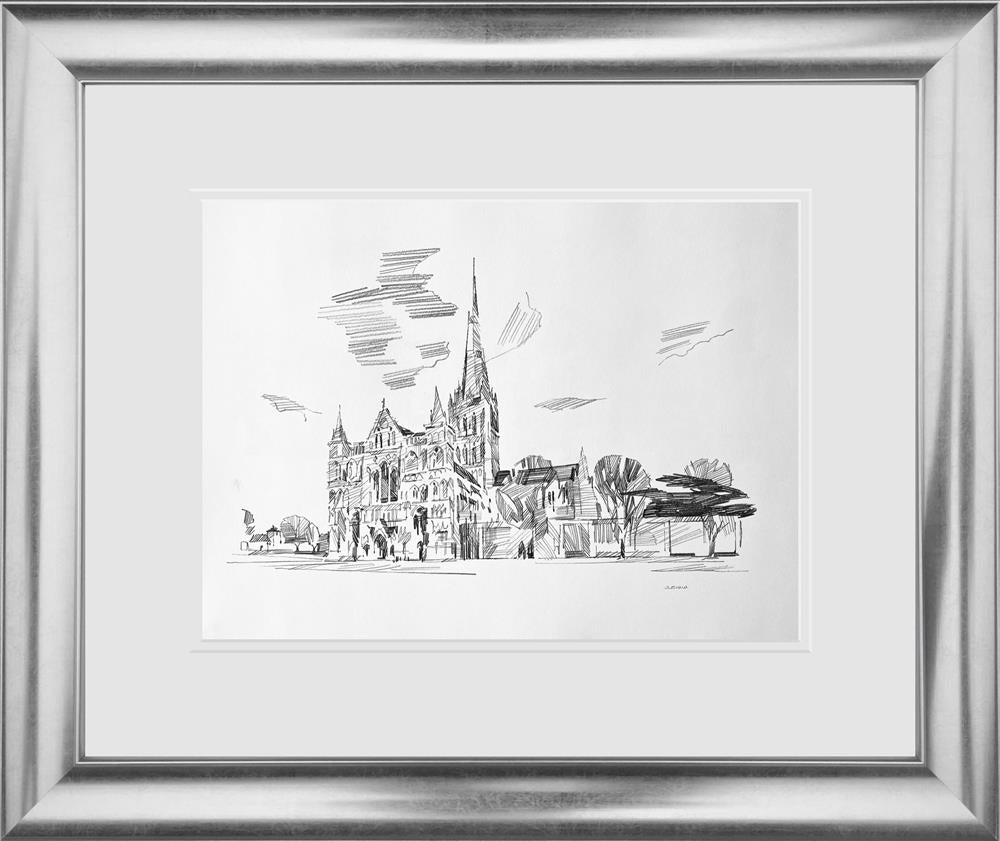 Colin Brown - 'Cathedral Heights - Study' - Framed Original Art