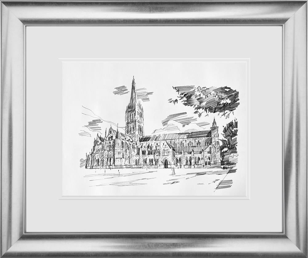 Colin Brown - 'Cathedral Lights - Study' - Framed Original Art