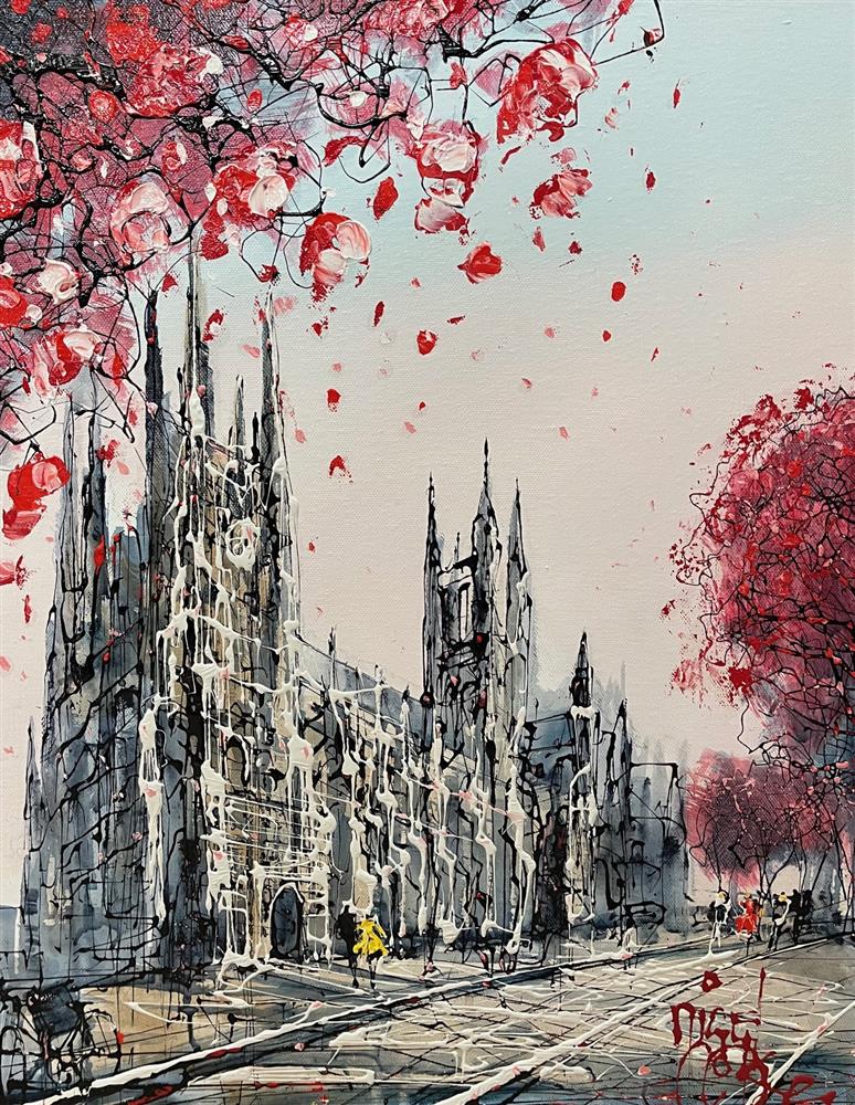 Nigel Cooke - 'Cathedral Lights'  - Framed Original Artwork