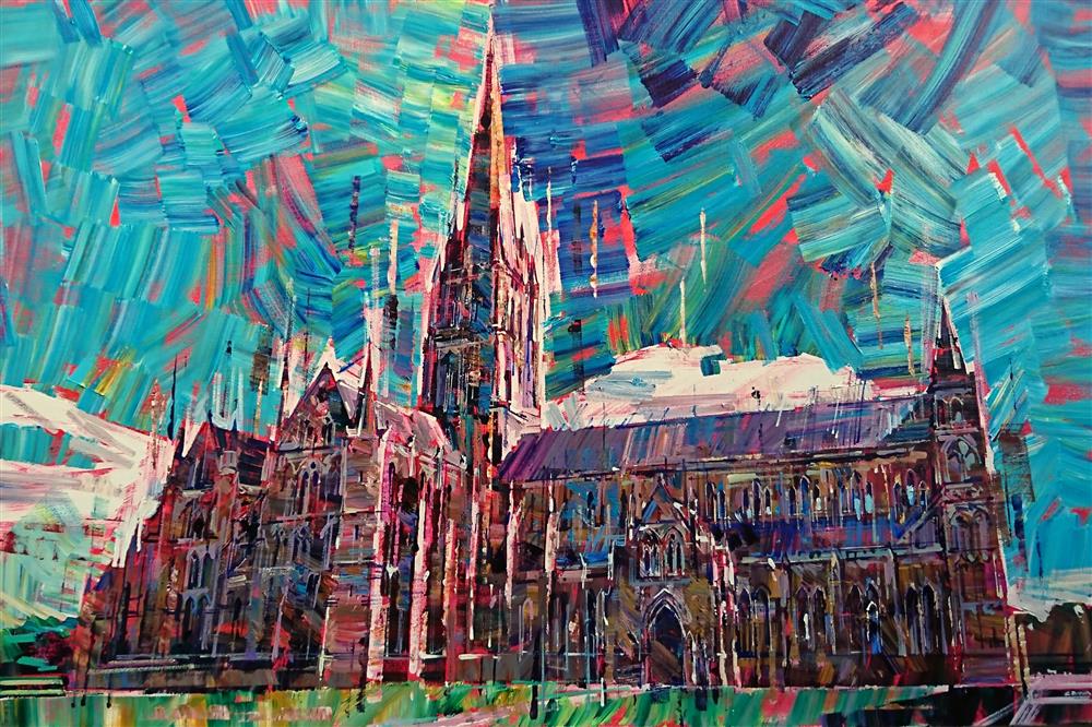 Colin Brown - 'Cathedral Spire' - Framed Original Art
