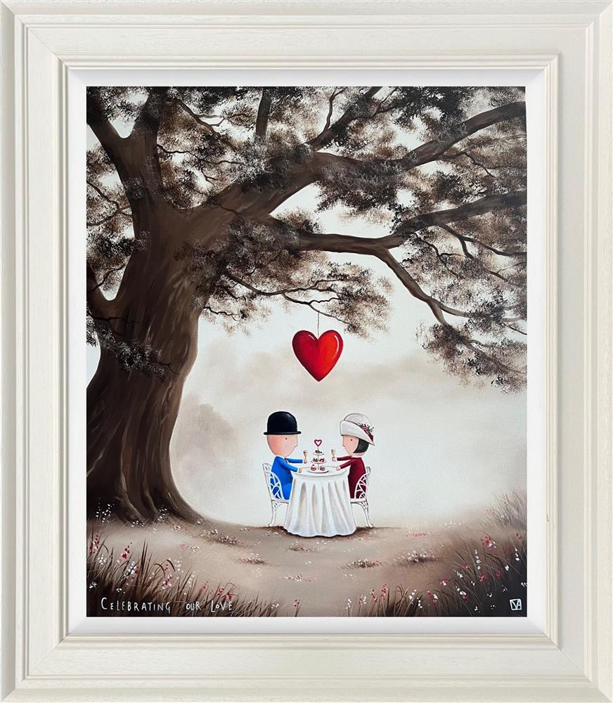 Michael Abrams - 'Celebrating Our Love' - Framed Original Art