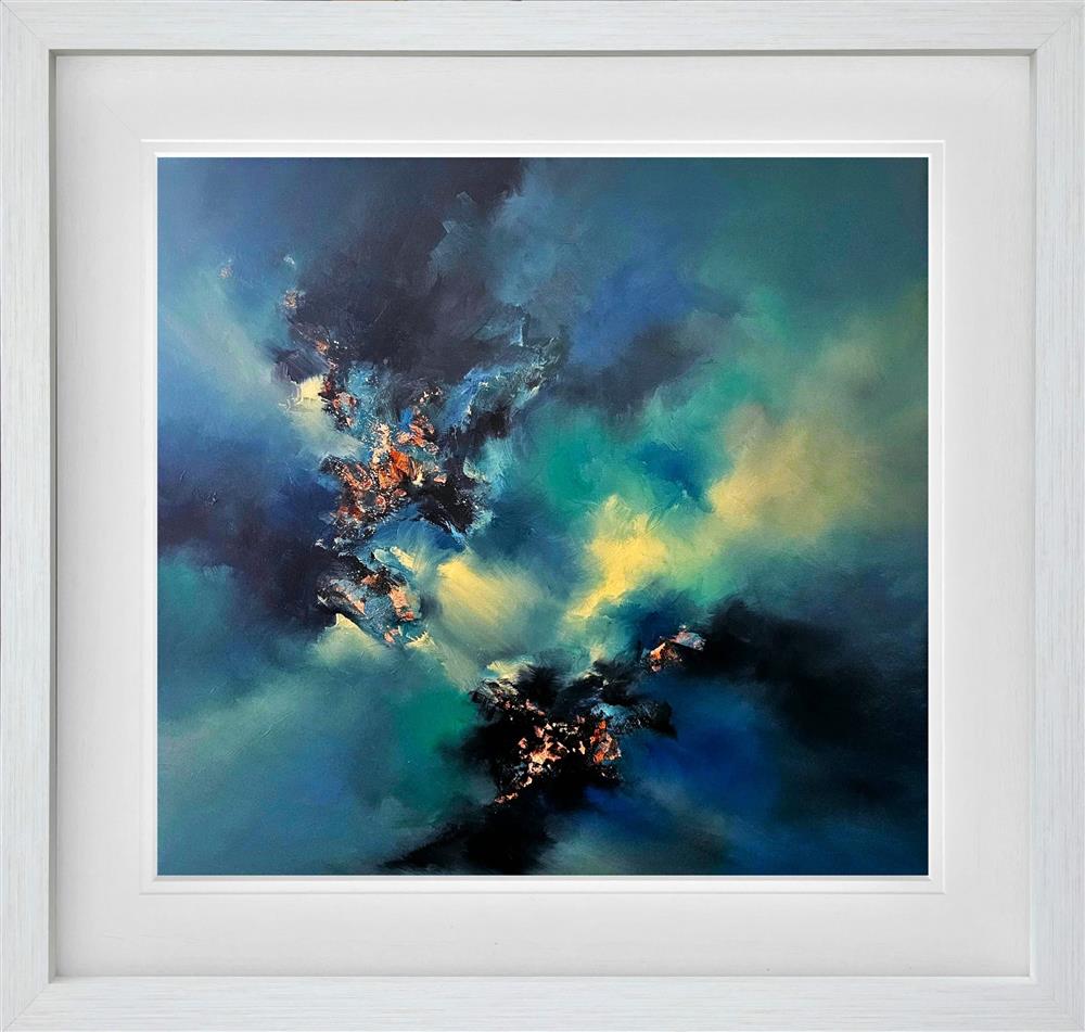 Alison Johnson - 'Celestial Drift I' - Framed Original Artwork