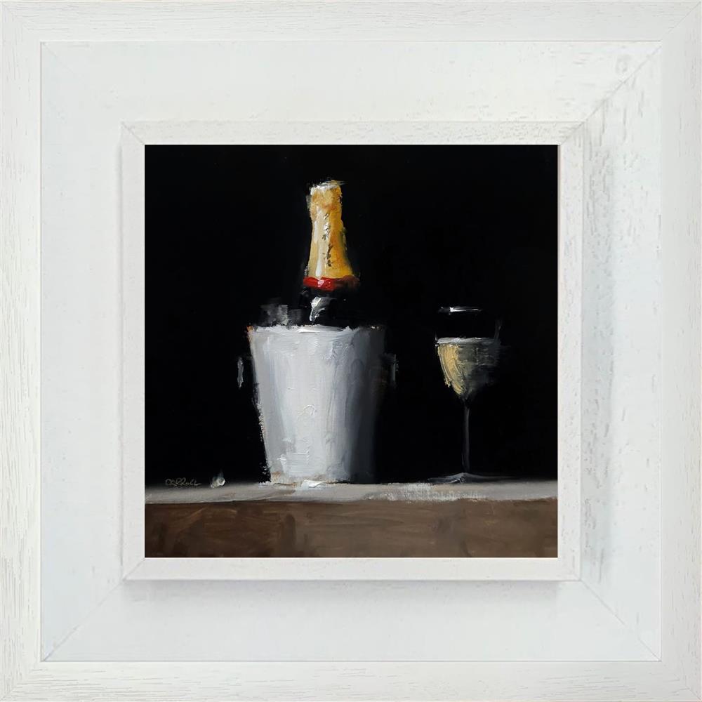 Neil Carroll - 'Champagne And Ice Bucket' - Framed Original Artwork