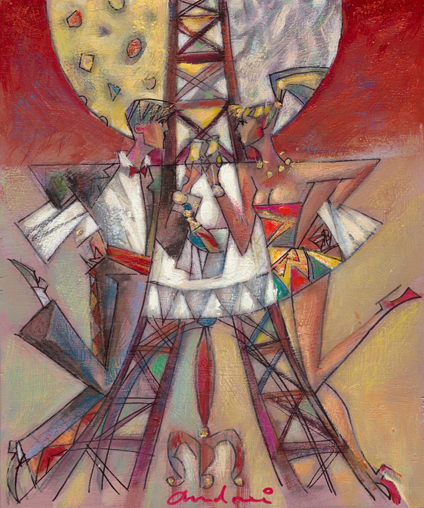 Andrei Protsouk - 'Champagne Break' - Framed Limited Edition