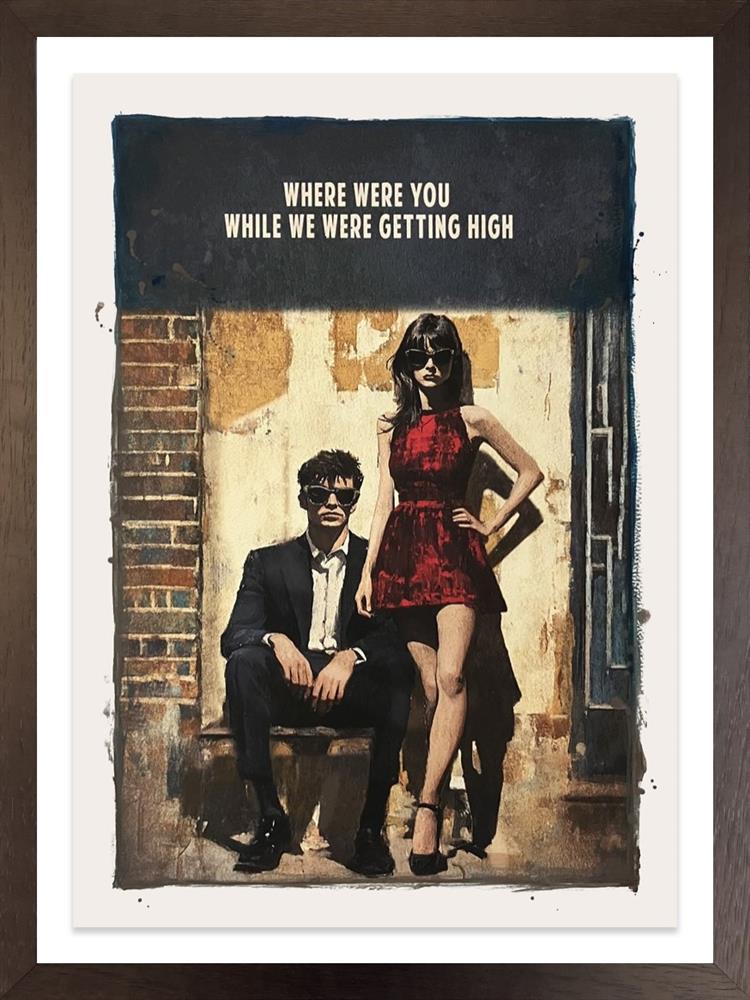 Linda Charles - 'Champagne Supernova - Remastered ' - Framed Limited Edition